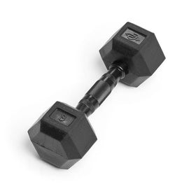 8lb Virgin Rubber Hex Dumbbell Low Odour SDVR-8
