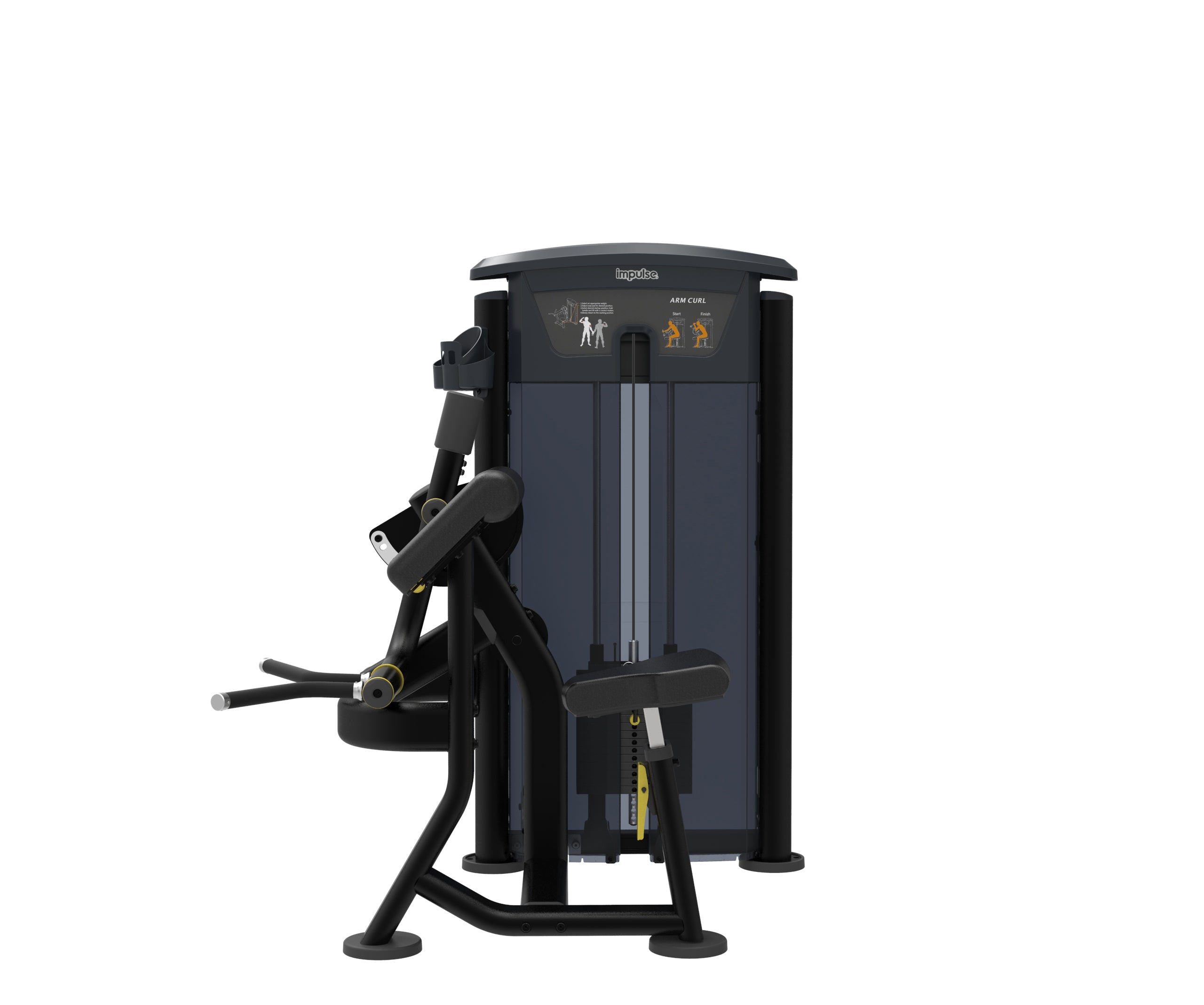 Element Fitness - 9503 Arm Curl MERCURY BLACK