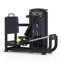 Element Fitness - 9539 Seated Leg Press/Hack Squat MERCURY BLACK 295lbs