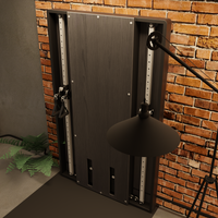 Flow 6 Black -  Wall Mounted Functional Trainer