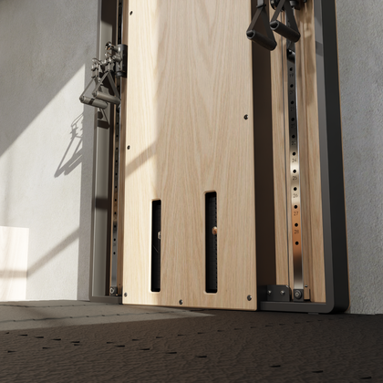 Flow 6 Light Oak - Wall Mounted Functional Trainer