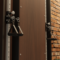 Flow 6 Walnut - Wall Mounted Functional Trainer