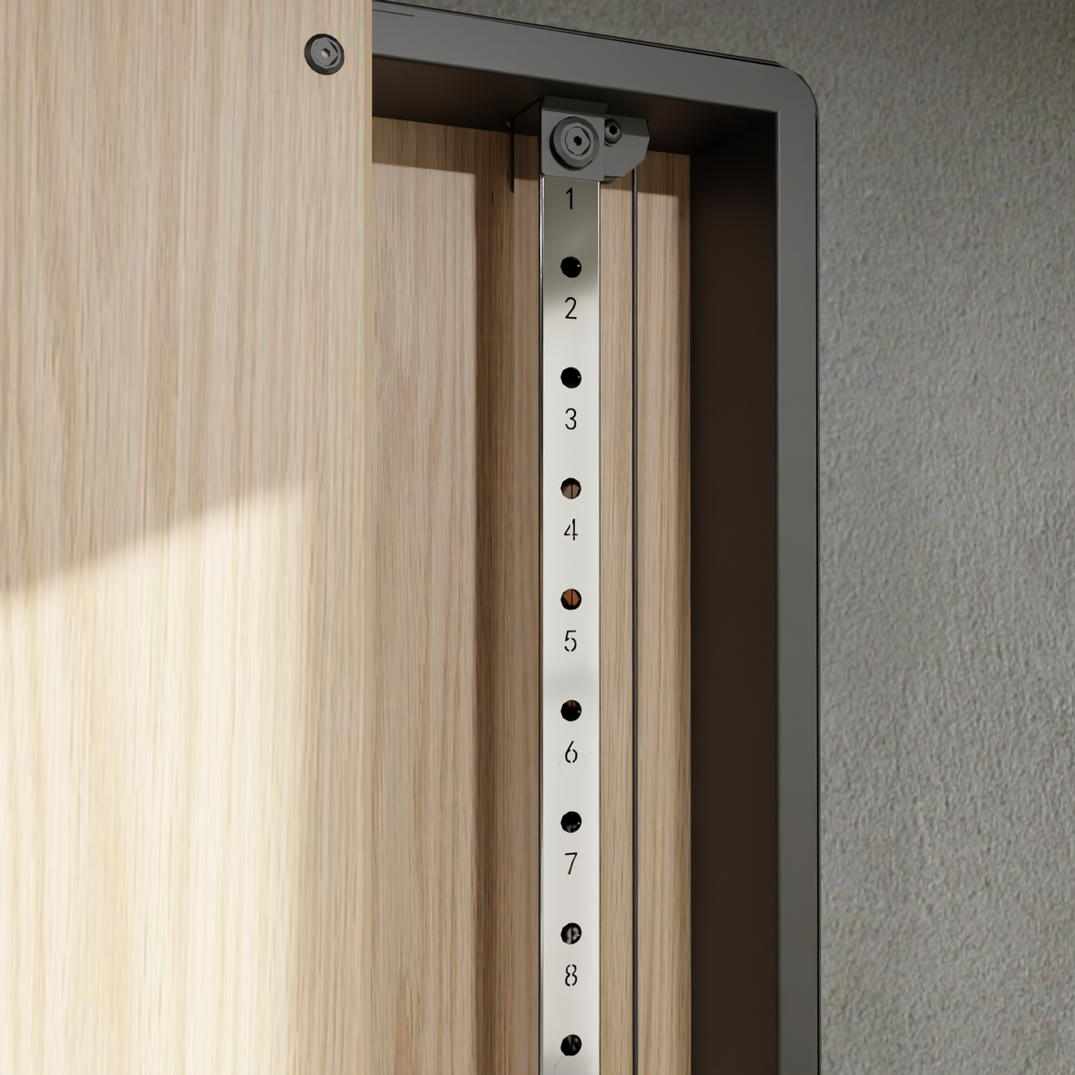 Flow 7 Light Oak - Wall Mounted Functional Trainer