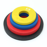 XM Competition Rubber Fractional Weight Plates -.25, .5, .75, & 1 Lb Pairs - 5 Lb Set