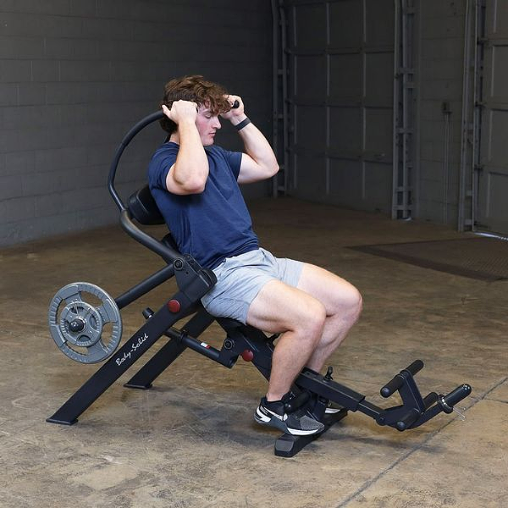 Body-Solid - GAB300B Semi-Recumbent Ab Bench