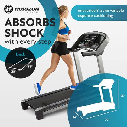 HORIZON T101-08 TREADMILL - NEW 2025