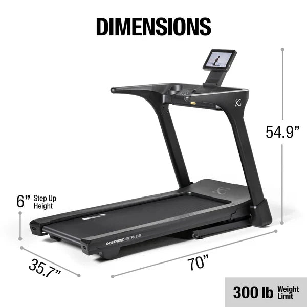 Inspire Series - T4S Treadmill with 10" Console