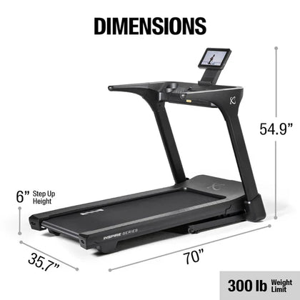 Inspire Series - T4S Treadmill with 10" Console