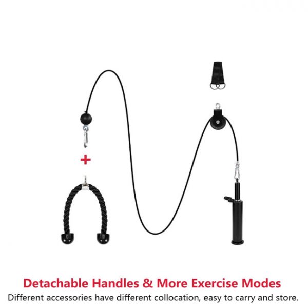 Ironax Portable Lat and Lift Pulley System