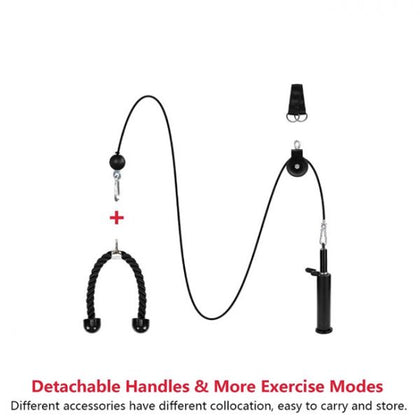 Ironax Portable Lat and Lift Pulley System