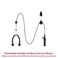 Ironax Portable Lat and Lift Pulley System