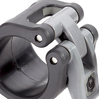 Lock-Jaw HEX - 2" Olympic Barbell Collars - Black