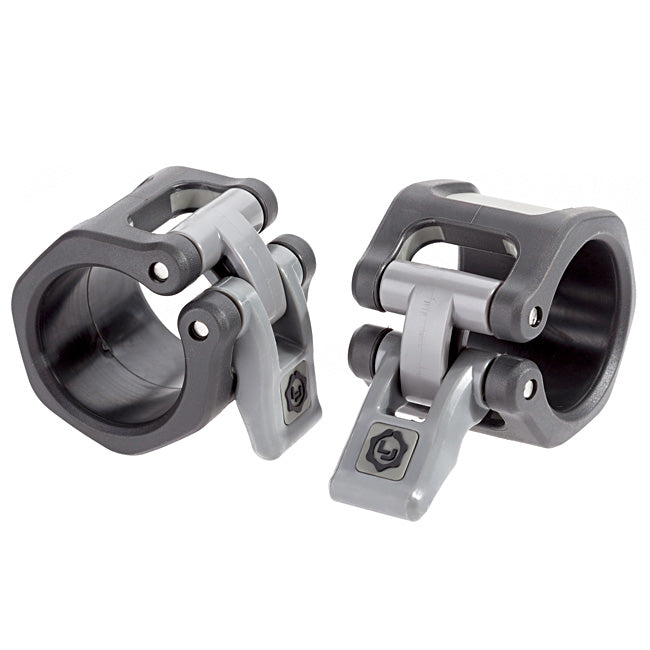 Lock-Jaw HEX - 2" Olympic Barbell Collars - Black