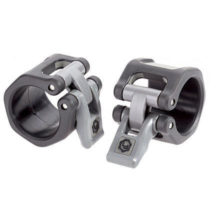 Lock-Jaw HEX - 2" Olympic Barbell Collars - Black