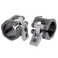 Lock-Jaw HEX - 2" Olympic Barbell Collars - Black