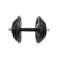 Mega Fitness - 1" Standard Steel Plate 80lbs Dumbbells Set