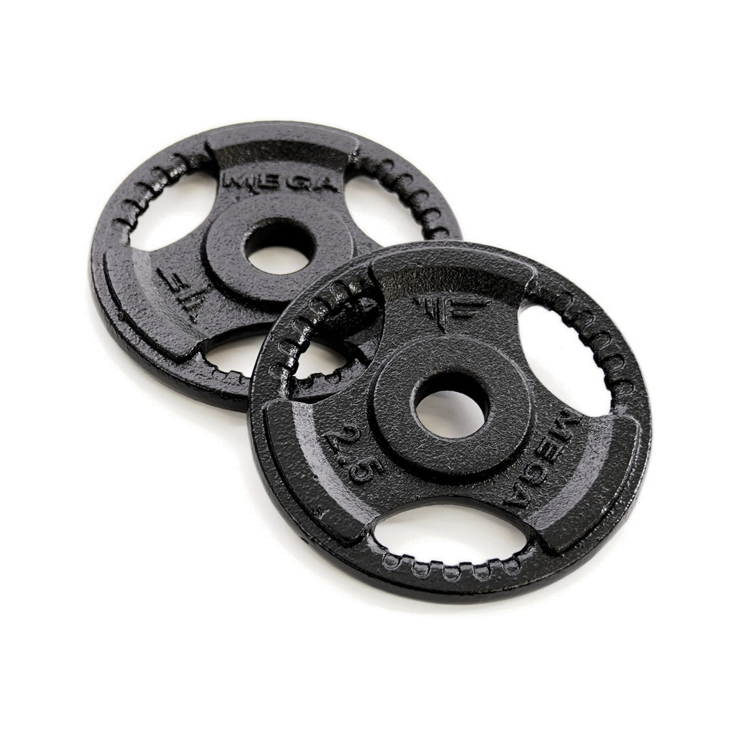 Mega Fitness - 1" Standard Steel Weight Plate - 2.5lbs