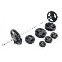 Mega Fitness - Rubber Olympic 300lbs Plate Set