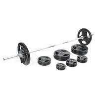 Mega Fitness - Rubber Olympic 300lbs Plate Set