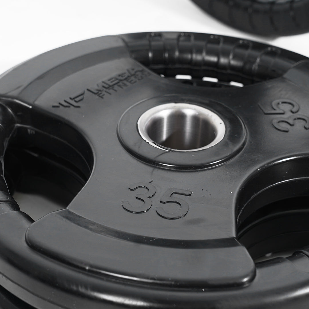 Mega Fitness - Rubber Olympic 300lbs Plate Set