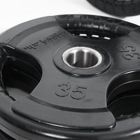Mega Fitness - Rubber Olympic 300lbs Plate Set