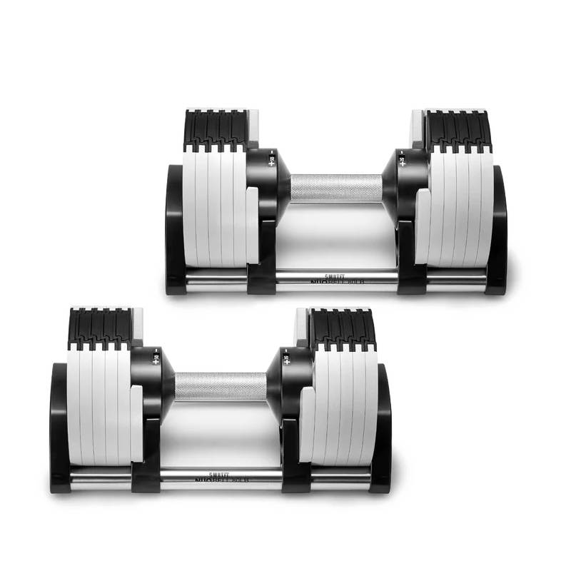Nuobells - 5-50lb Adjustable Dumbbell Pair - Ash