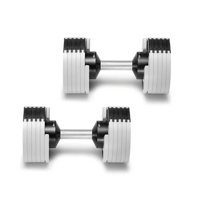 Nuobells - 5-50lb Adjustable Dumbbell Pair - Ash