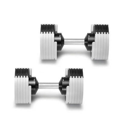 Nuobells - 5-50lb Adjustable Dumbbell Pair - Ash