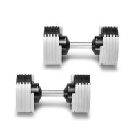 Nuobells - 5-50lb Adjustable Dumbbell Pair - Ash