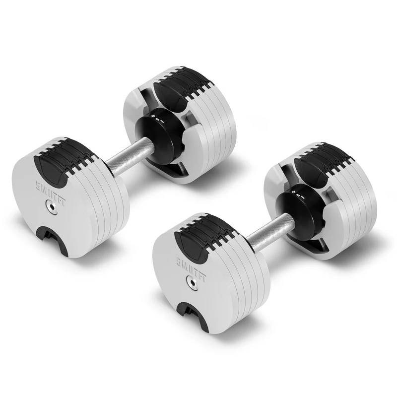 Nuobells - 5-50lb Adjustable Dumbbell Pair - Ash