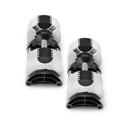Nuobells - 5-50lb Adjustable Dumbbell Pair - Ash