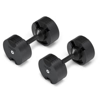 Nuobells - 5-50lb Adjustable Dumbbell Pair - Matte Black