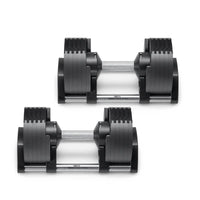 Nuobells - 5-50lb Adjustable Dumbbell Pair & Bench Combo