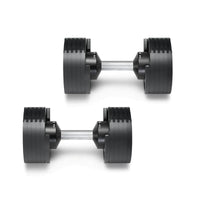 Nuobells - 5-50lb Adjustable Dumbbell Pair - Classic