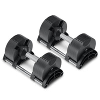 Nuobells - 5-50lb Adjustable Dumbbell Pair - Classic