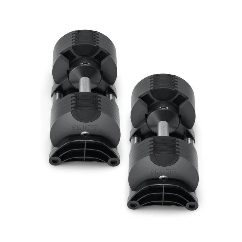 Nuobells - 5-50lb Adjustable Dumbbell Pair - Classic
