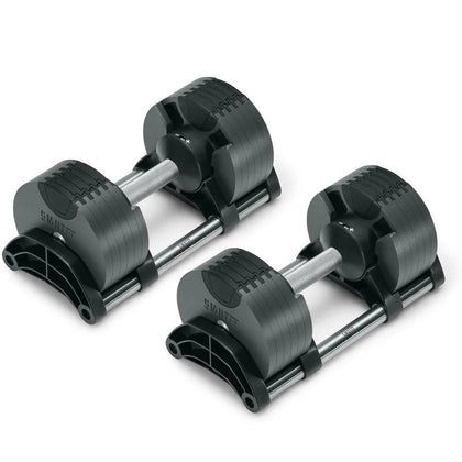 Nuobells - 5-50lb Adjustable Dumbbell Pair - Classic