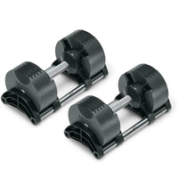 Nuobells - 5-50lb Adjustable Dumbbell Pair - Classic