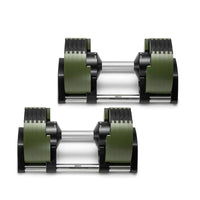 Nuobells - 5-50lb Adjustable Dumbbell Pair - Tactical