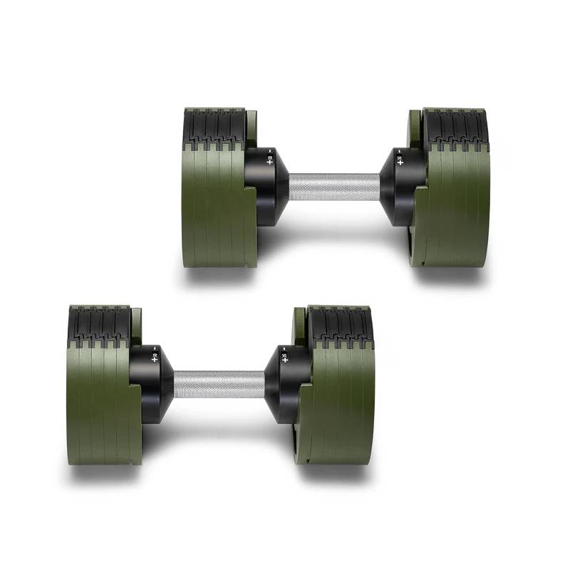 Nuobells - 5-50lb Adjustable Dumbbell Pair - Tactical