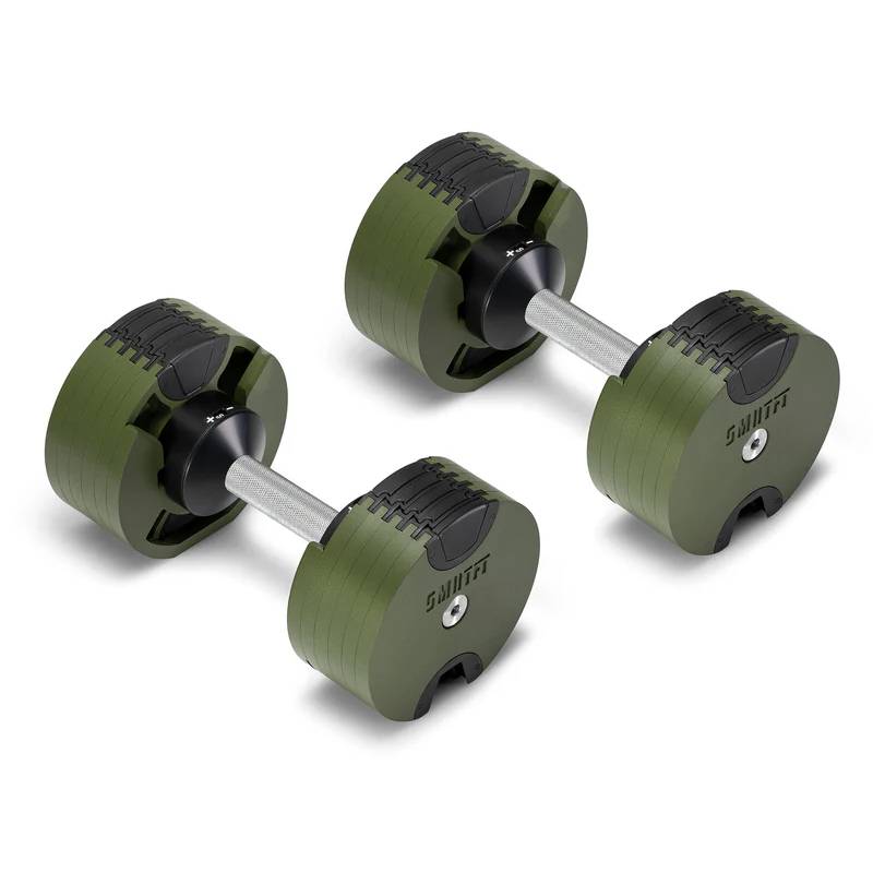 Nuobells - 5-50lb Adjustable Dumbbell Pair - Tactical