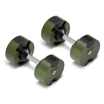 Nuobells - 5-50lb Adjustable Dumbbell Pair - Tactical