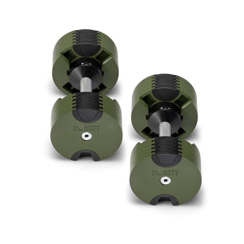 Nuobells - 5-50lb Adjustable Dumbbell Pair - Tactical