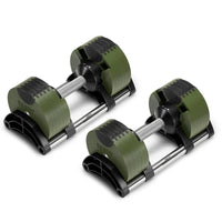 Nuobells - 5-50lb Adjustable Dumbbell Pair - Tactical