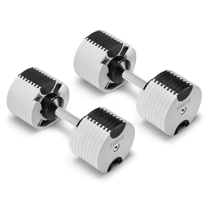 Nuobells - 5-80lb Adjustable Dumbbell Pair - Ash