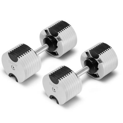 Nuobells - 5-80lb Adjustable Dumbbell Pair - Ash
