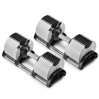 Nuobells - 5-80lb Adjustable Dumbbell Pair - Ash