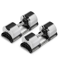 Nuobells - 5-80lb Adjustable Dumbbell Pair - Ash