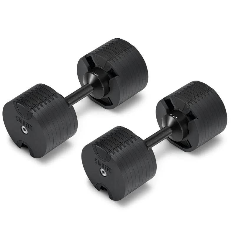 Nuobells - 5-80lb Adjustable Dumbbell Pair - Matte Black