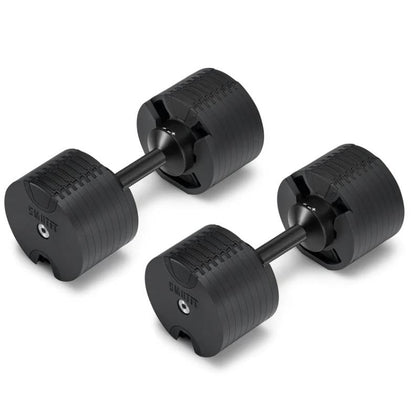 Nuobells - 5-80lb Adjustable Dumbbell Pair - Matte Black